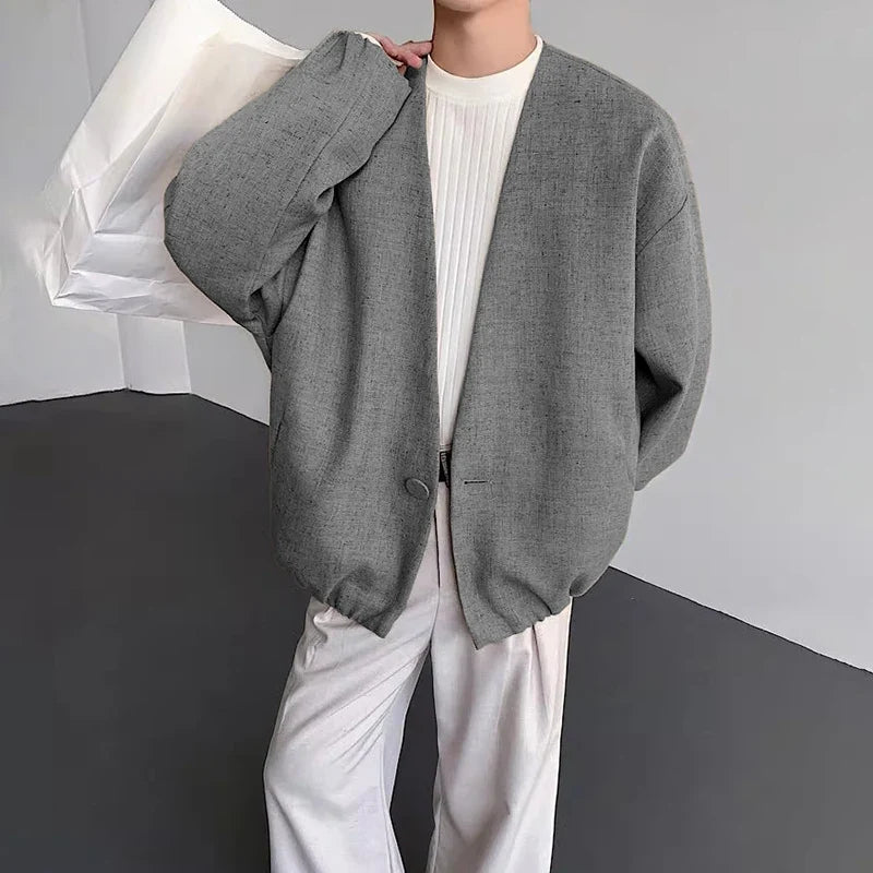 Dorvelli | Men’s Classic Button Knit Jacket