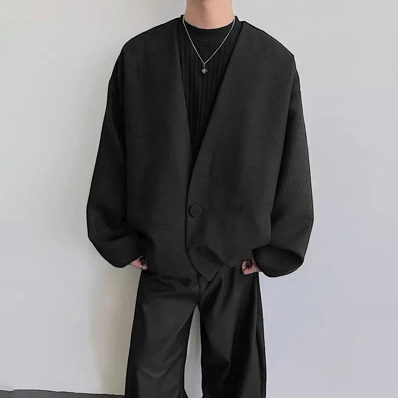 Dorvelli | Men’s Classic Button Knit Jacket