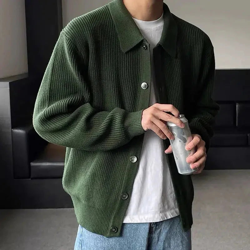 Dorvelli | Men’s Collared Cardigan