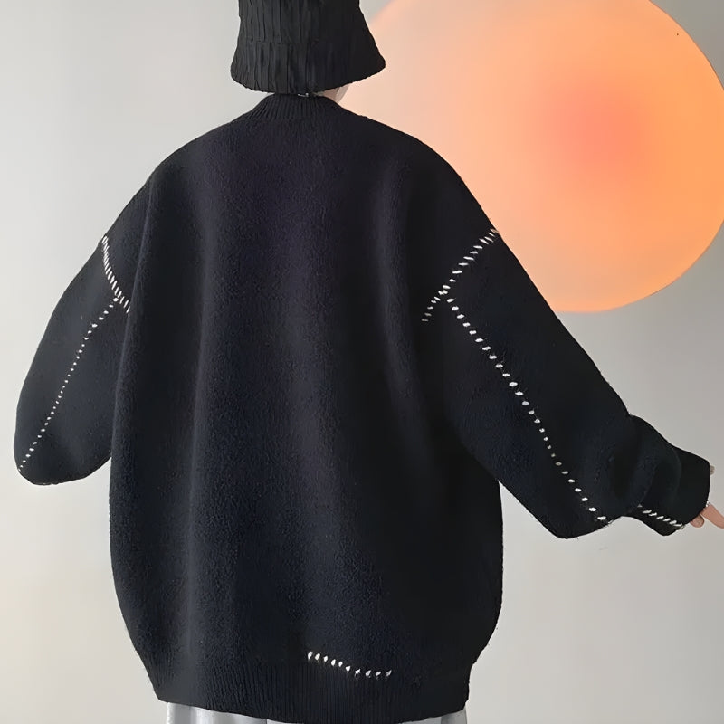 Dorvelli | Men’s Contrast Stitch Cardigan