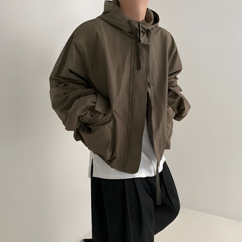 Dorvelli | Men's Cotton Polyester Hooded Jacket