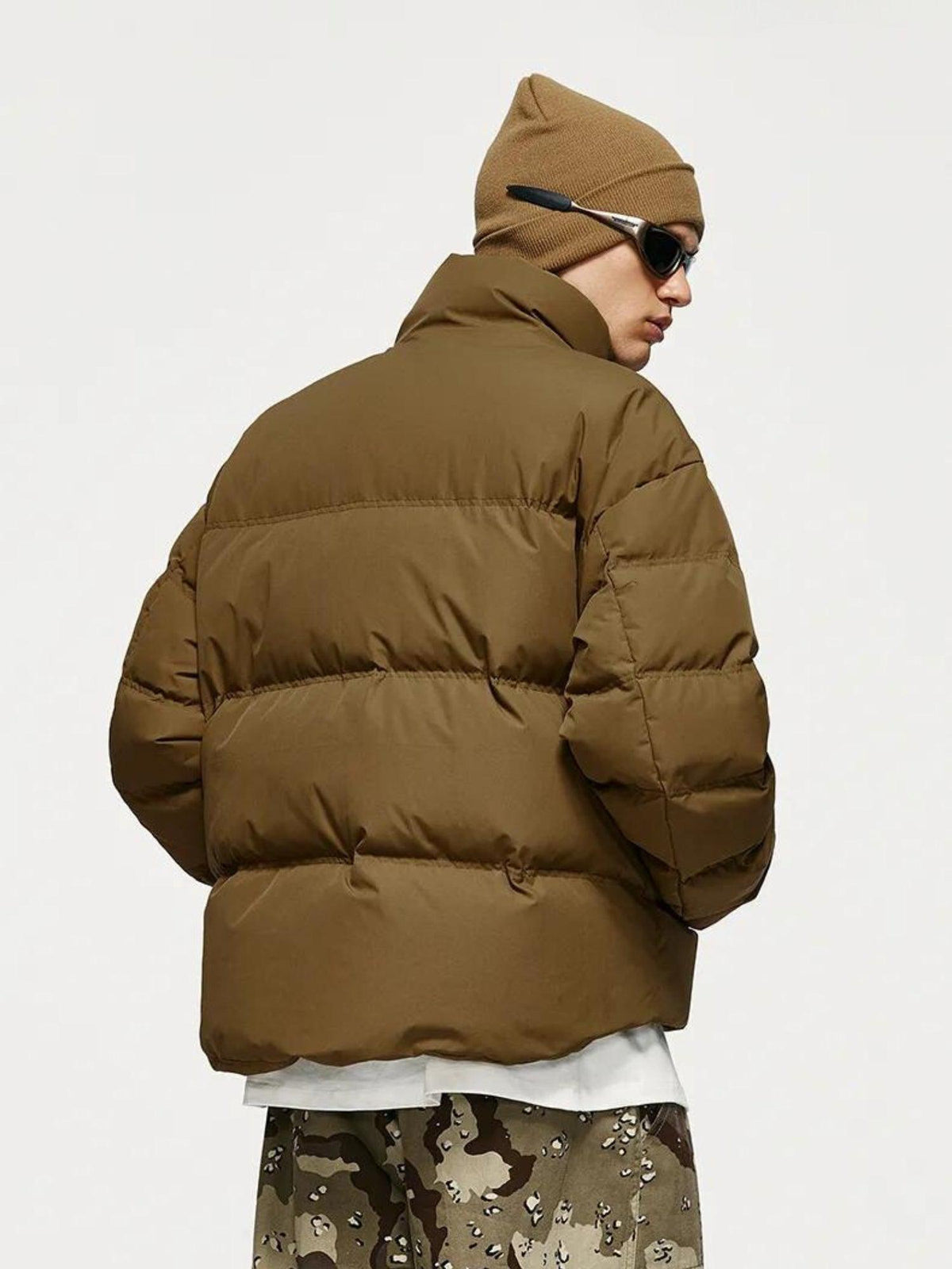 Dorvelli | Men’s Cropped High Neck Puffer Jacket