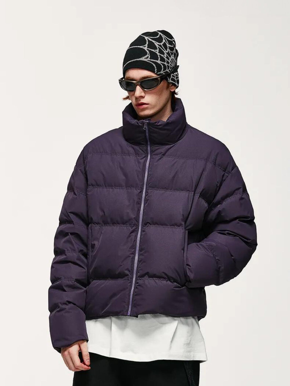 Dorvelli | Men’s Cropped High Neck Puffer Jacket