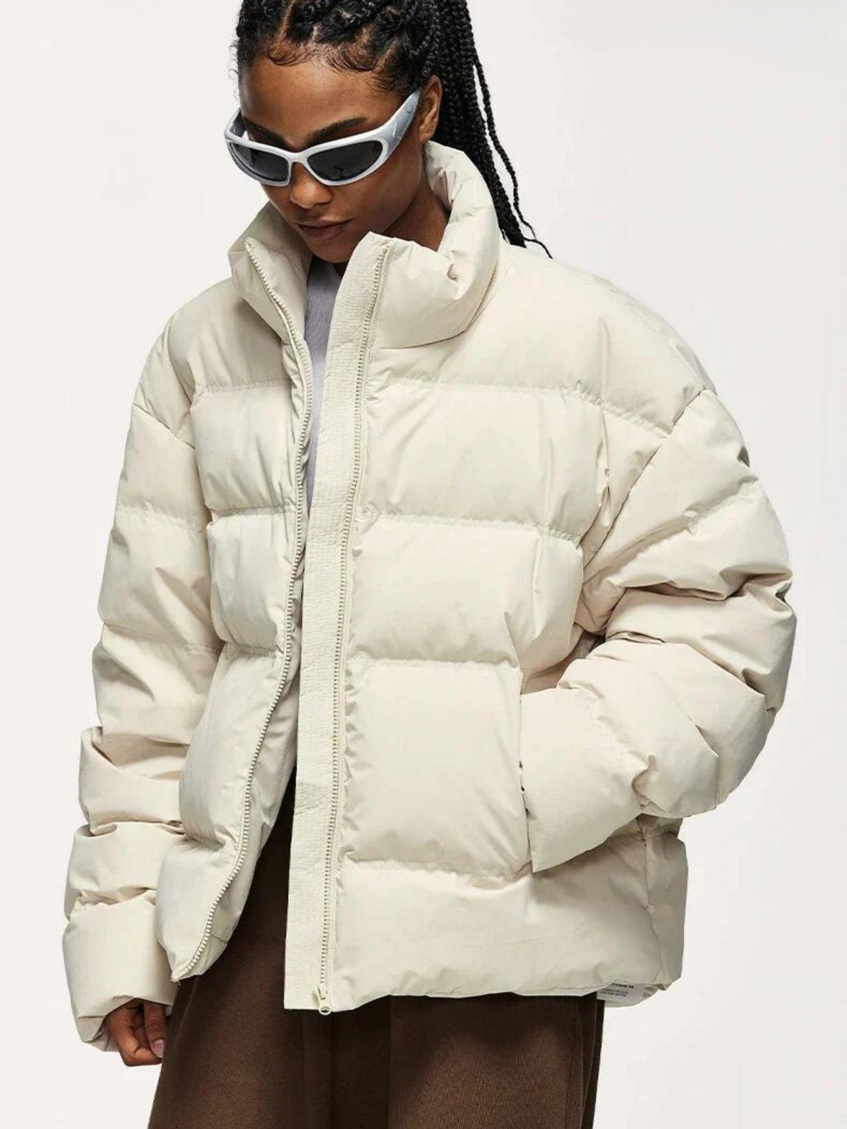 Dorvelli | Men’s Cropped High Neck Puffer Jacket