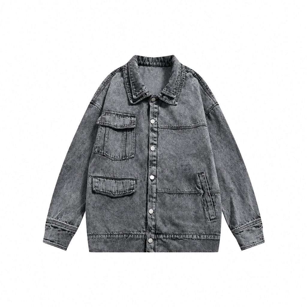 Dorvelli | Men’s Double Collar Denim Jacket