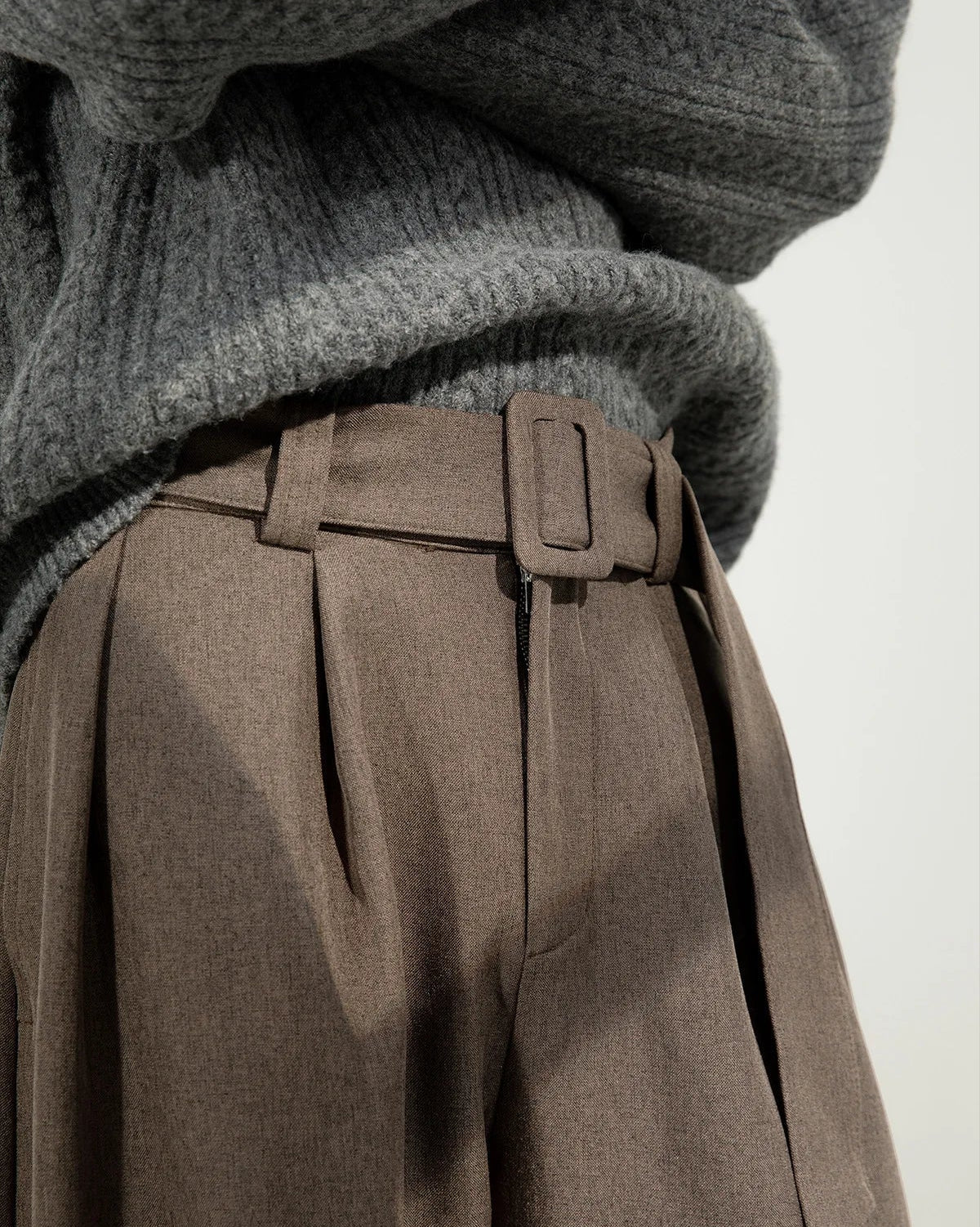 Dorvelli | Men’s Fluid Pleated Wide Leg Pants