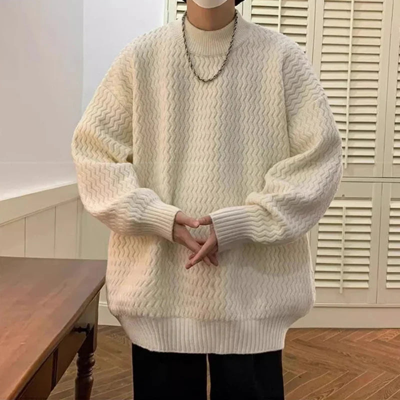 Dorvelli | Men’s Mock Neck Knit Sweater