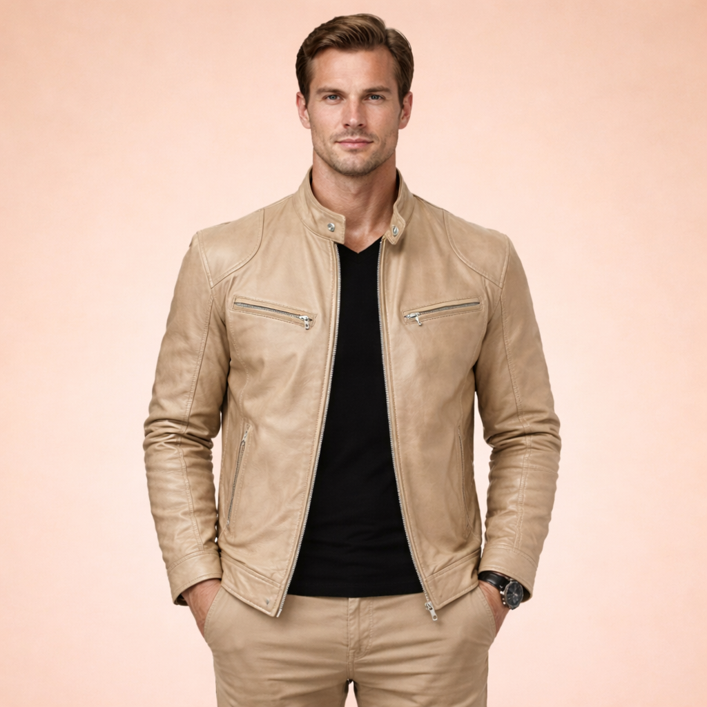 Dorvelli | Men’s Modern Leather Jacket