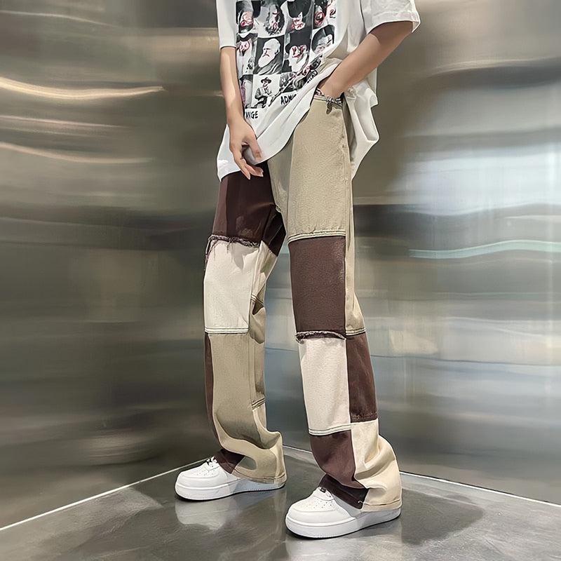 Dorvelli | Men’s Patchwork Men’s Pants