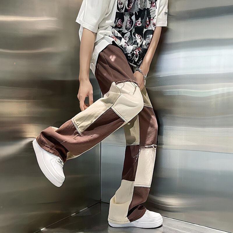Dorvelli | Men’s Patchwork Men’s Pants