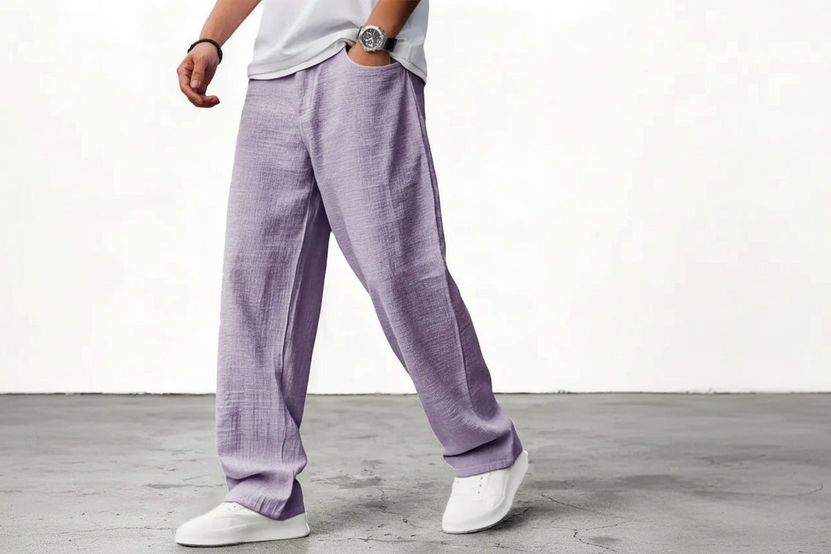 Dorvelli | Men's Relaxed Wide-Leg Trousers
