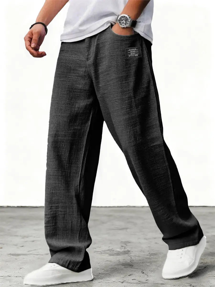 Dorvelli | Men's Relaxed Wide-Leg Trousers