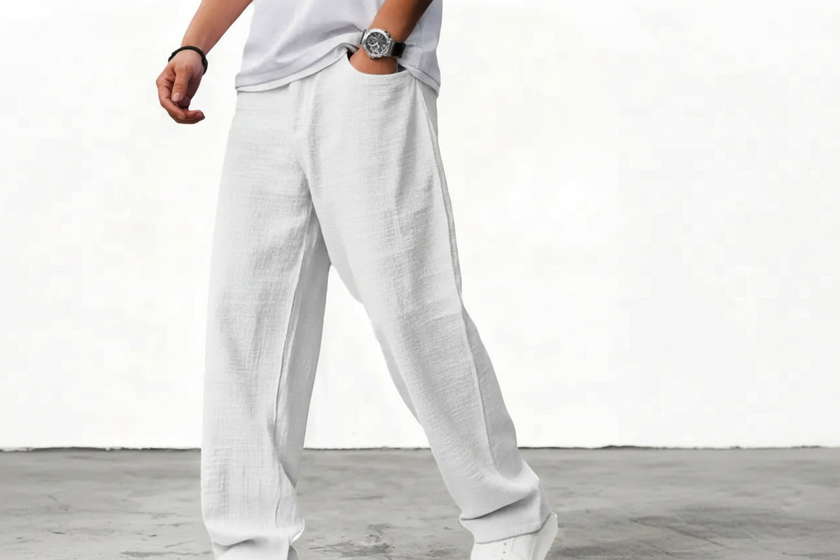 Dorvelli | Men's Relaxed Wide-Leg Trousers
