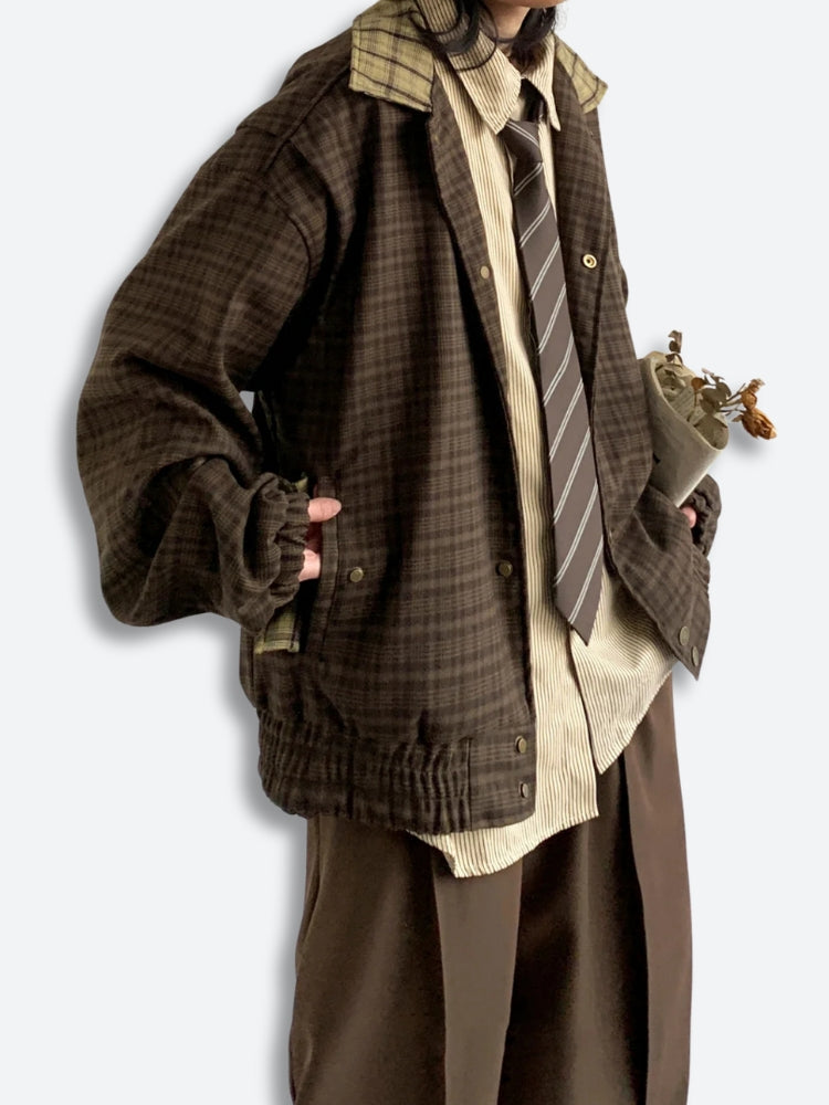 Dorvelli | Men’s Retro Plaid Jacket