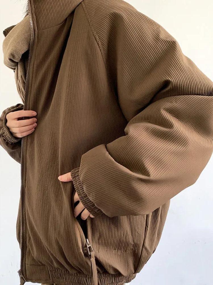 Dorvelli | Men's Ribbed Jacket with Scarf