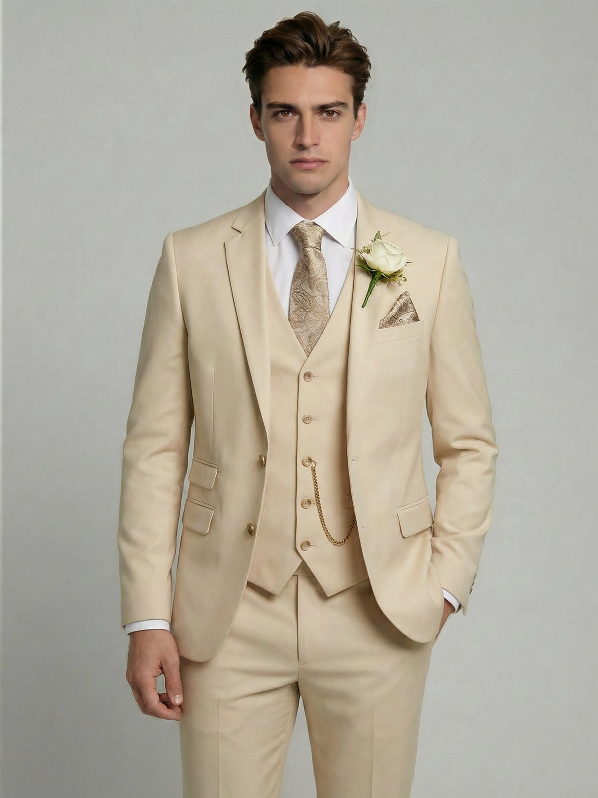 Dorvelli | Men's Single-Breasted Tailored Suit