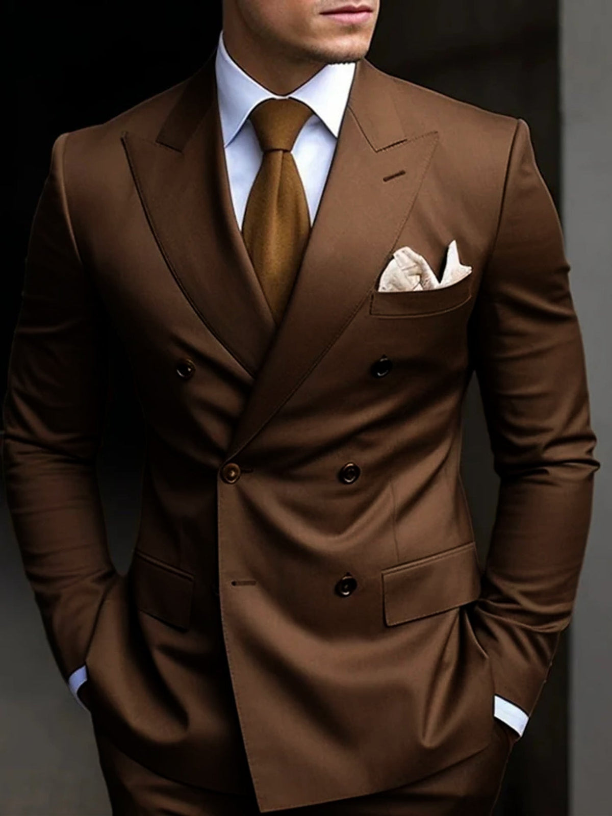 Dorvelli | Men's Six-Button 2-Piece Suit
