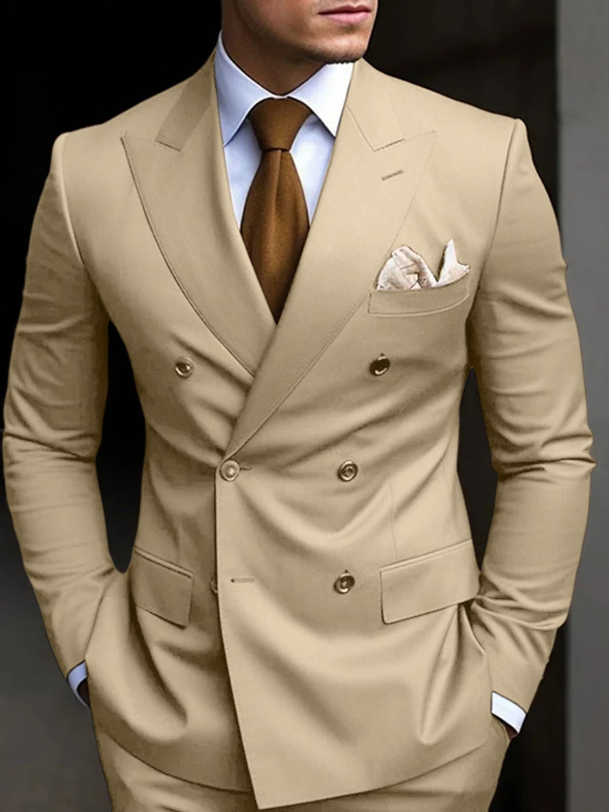 Dorvelli | Men's Six-Button 2-Piece Suit