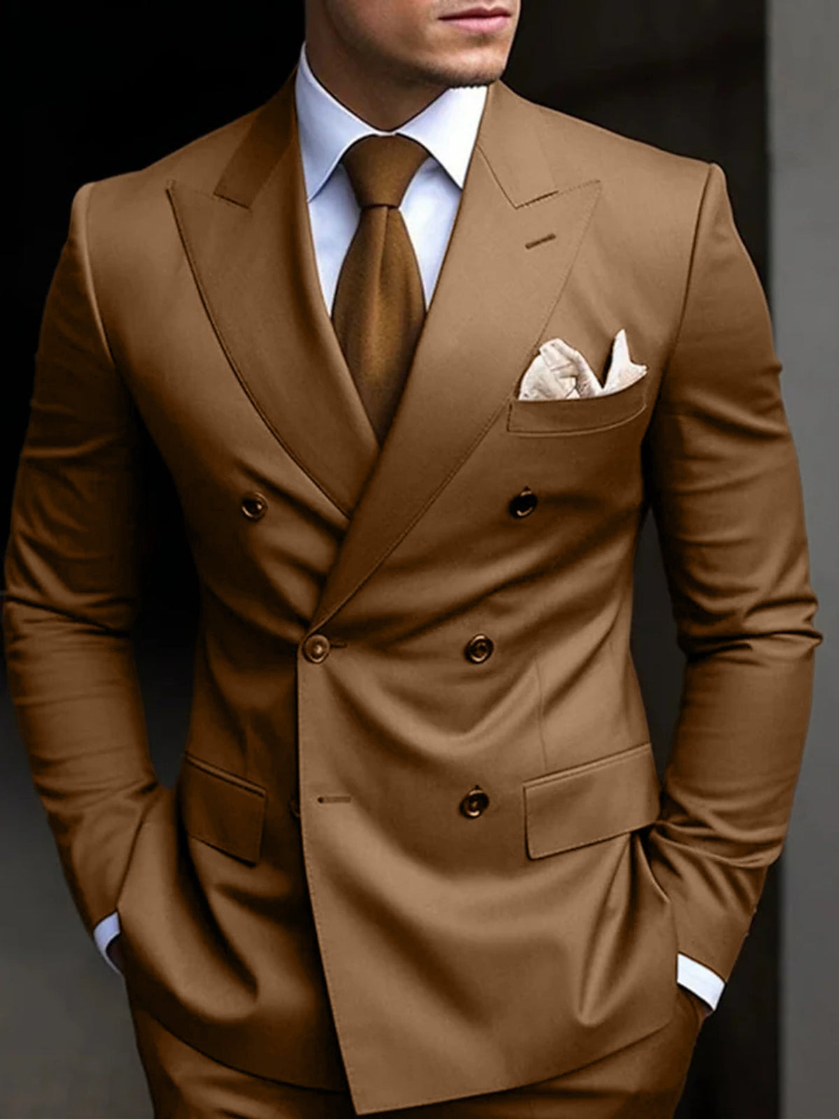 Dorvelli | Men's Six-Button 2-Piece Suit