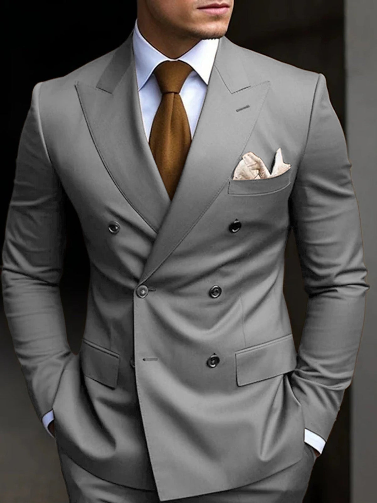 Dorvelli | Men's Six-Button 2-Piece Suit