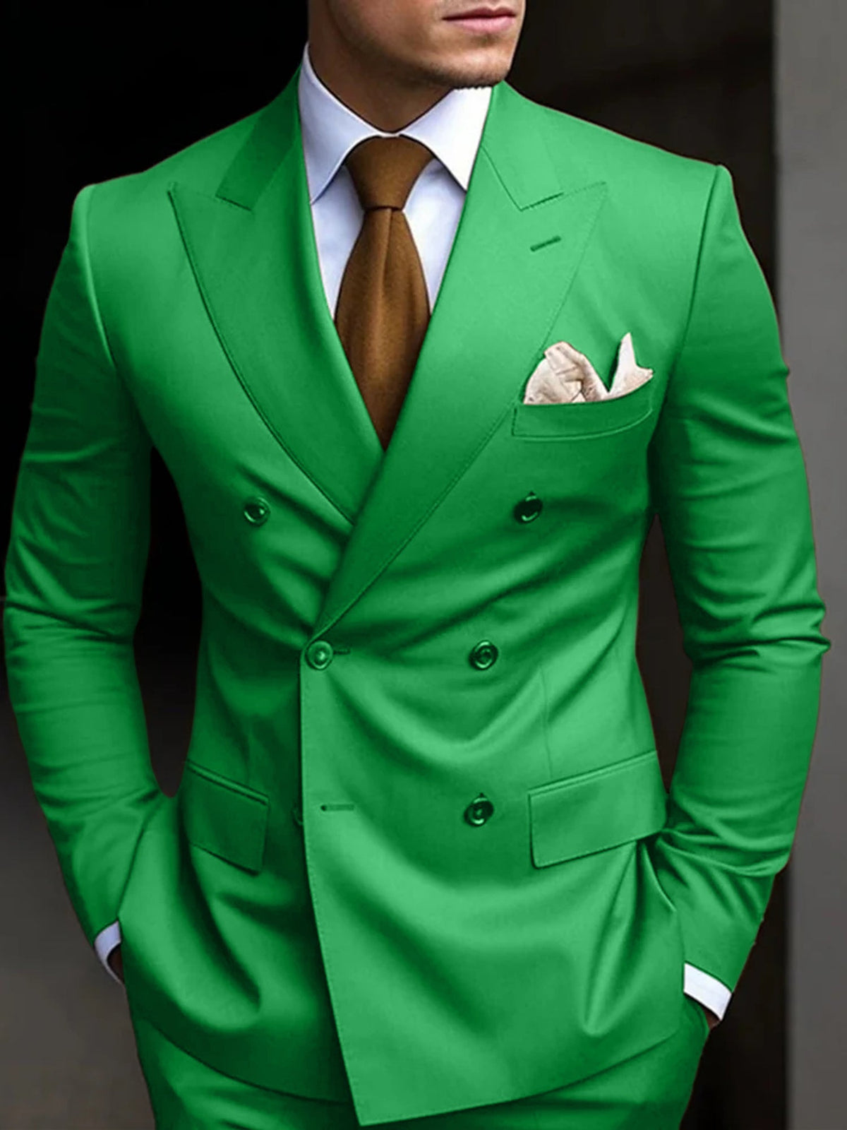 Dorvelli | Men's Six-Button 2-Piece Suit