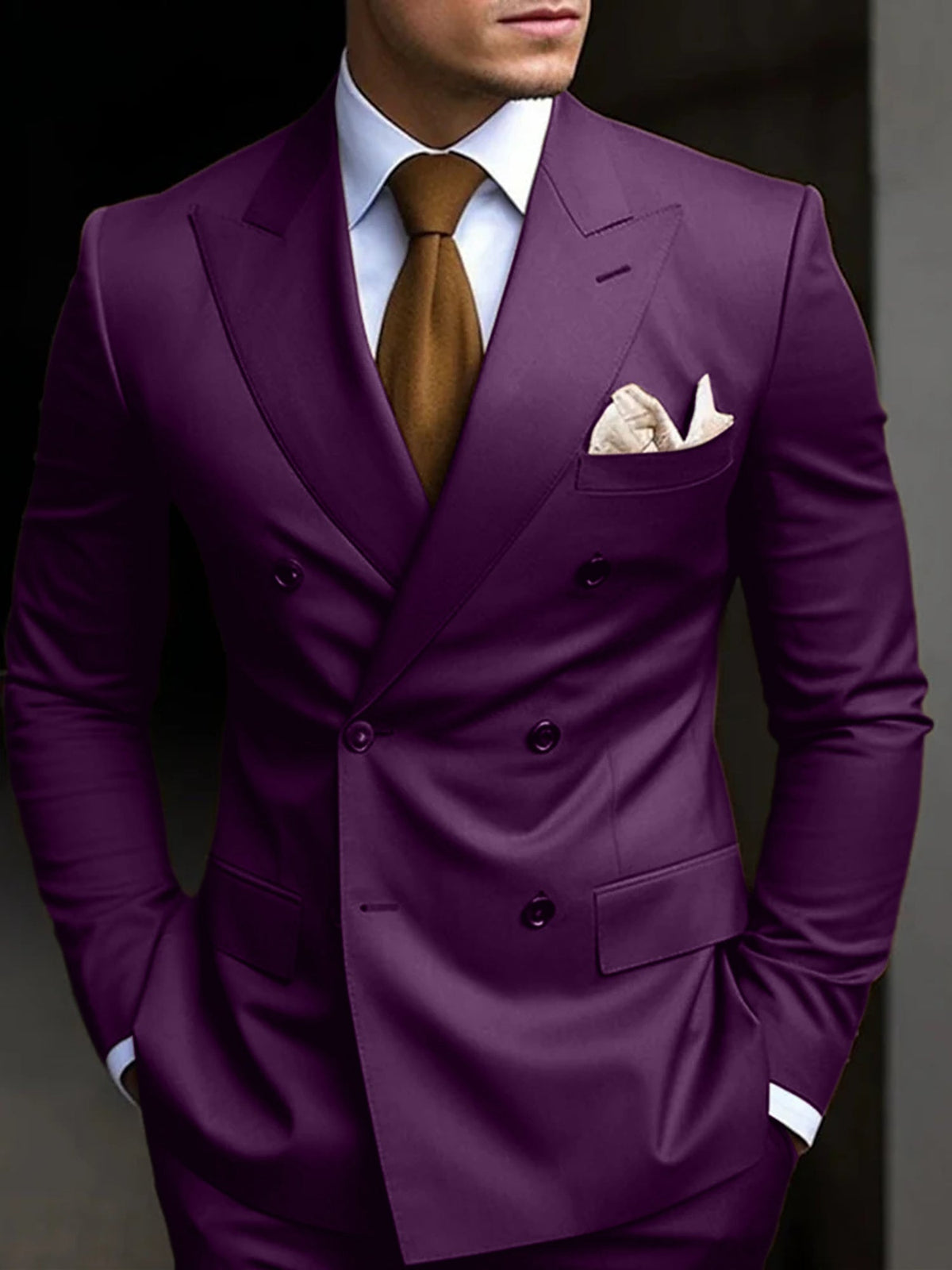 Dorvelli | Men's Six-Button 2-Piece Suit