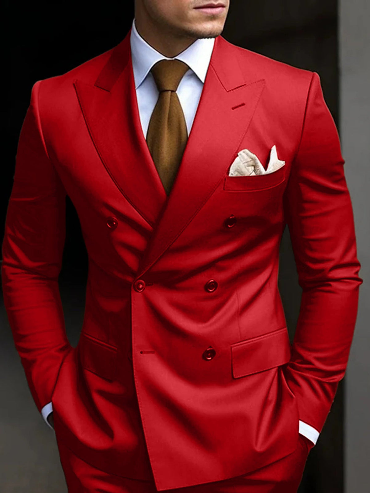Dorvelli | Men's Six-Button 2-Piece Suit