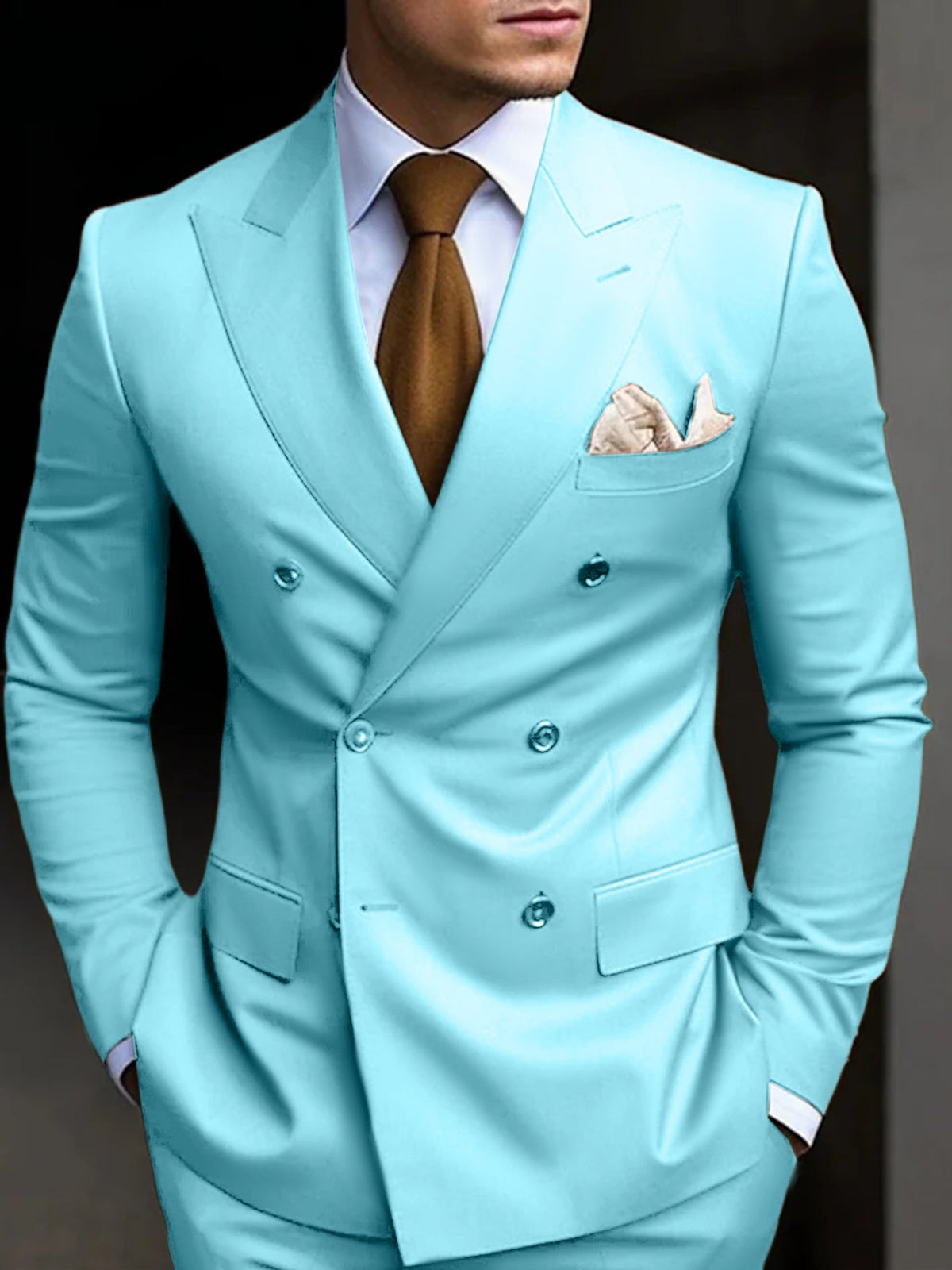 Dorvelli | Men's Six-Button 2-Piece Suit