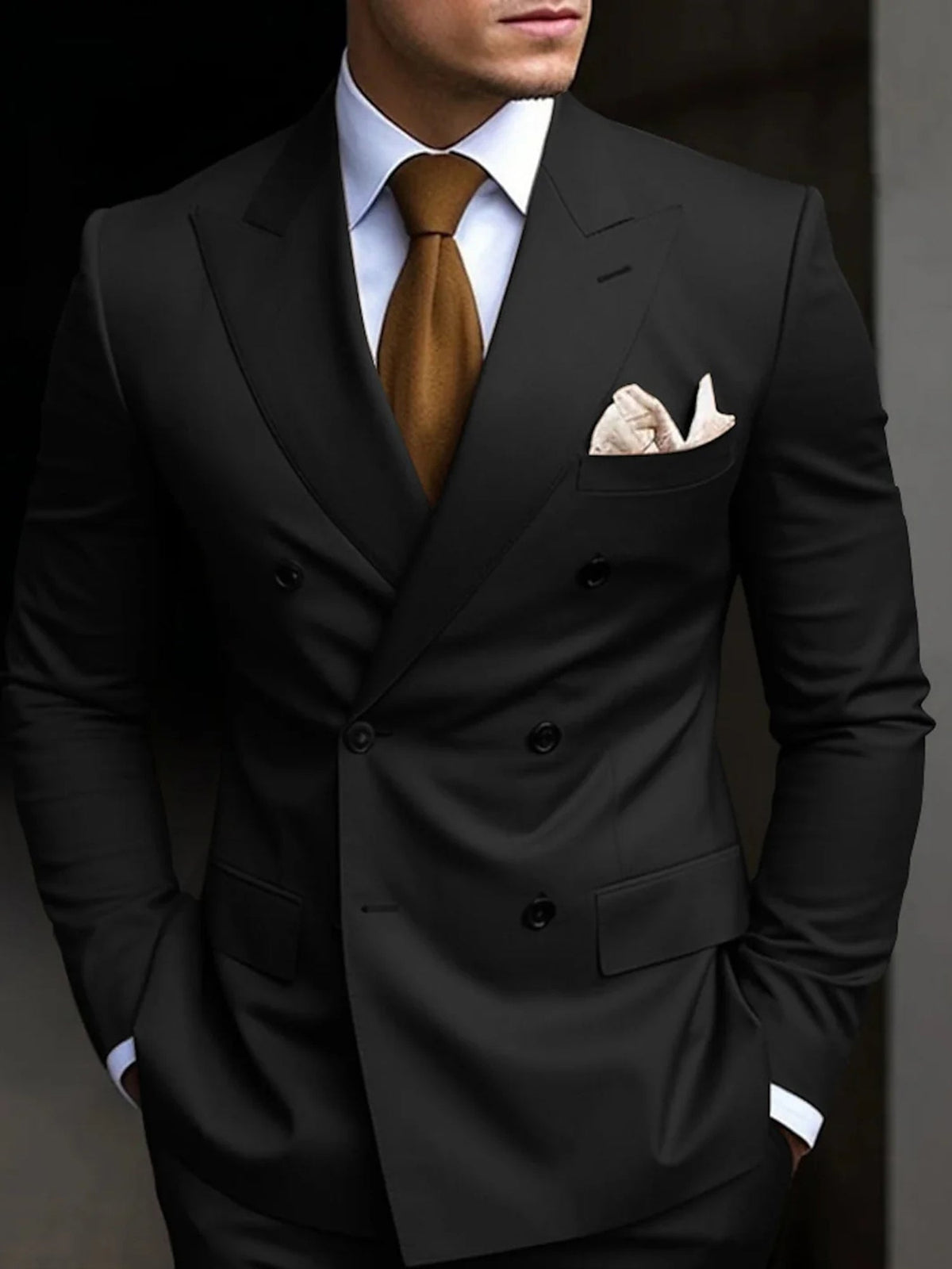 Dorvelli | Men's Six-Button 2-Piece Suit