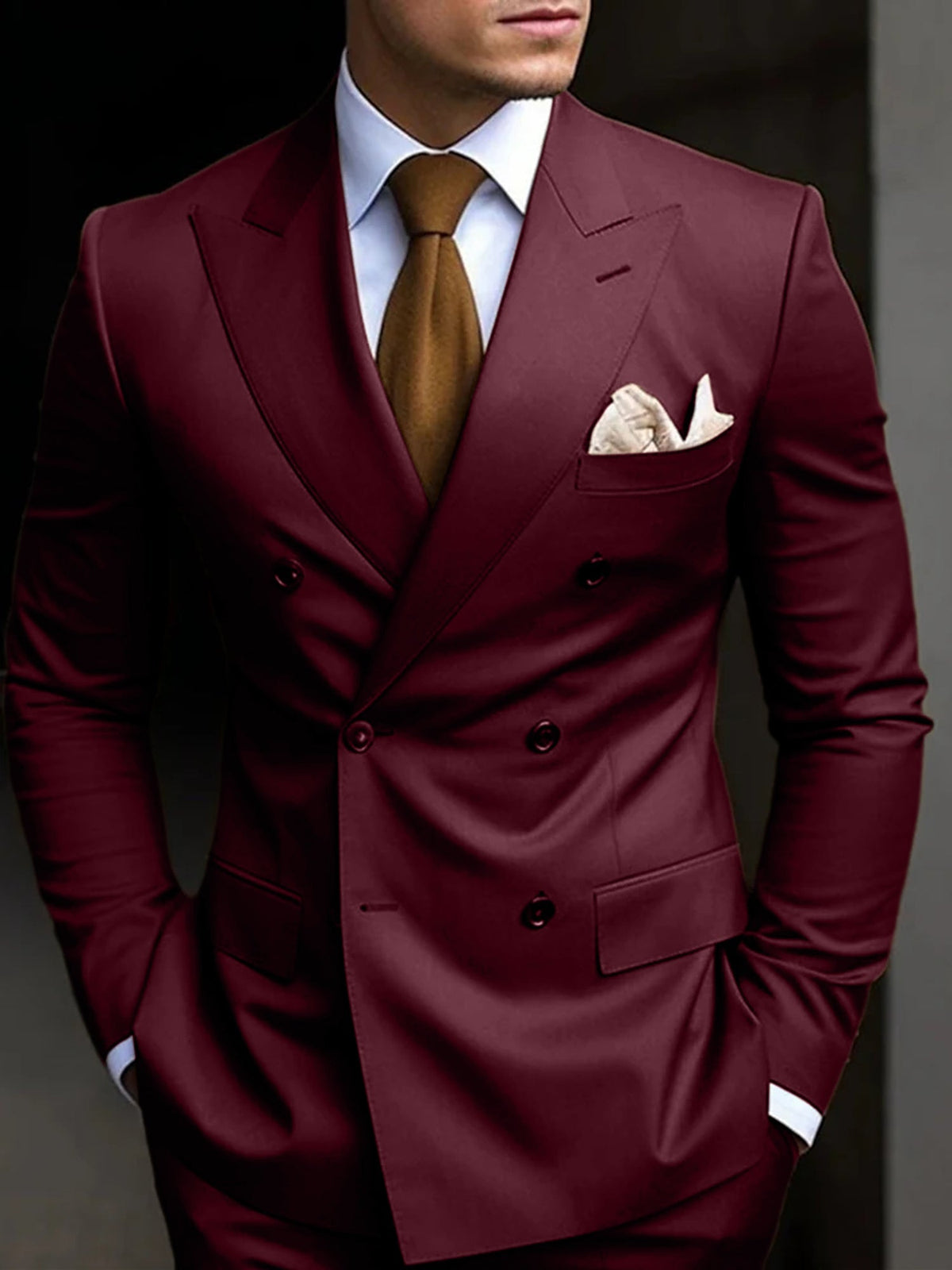 Dorvelli | Men's Six-Button 2-Piece Suit