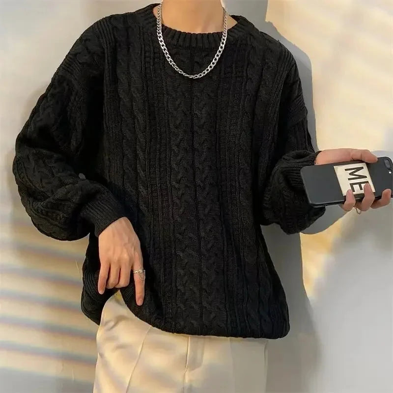 Dorvelli | Men’s Soft Cable Knit Sweater