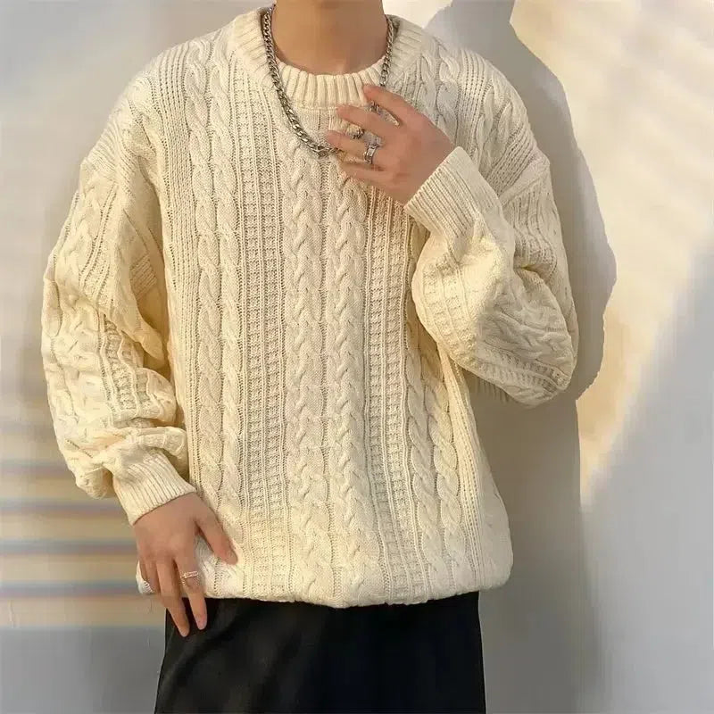 Dorvelli | Men’s Soft Cable Knit Sweater