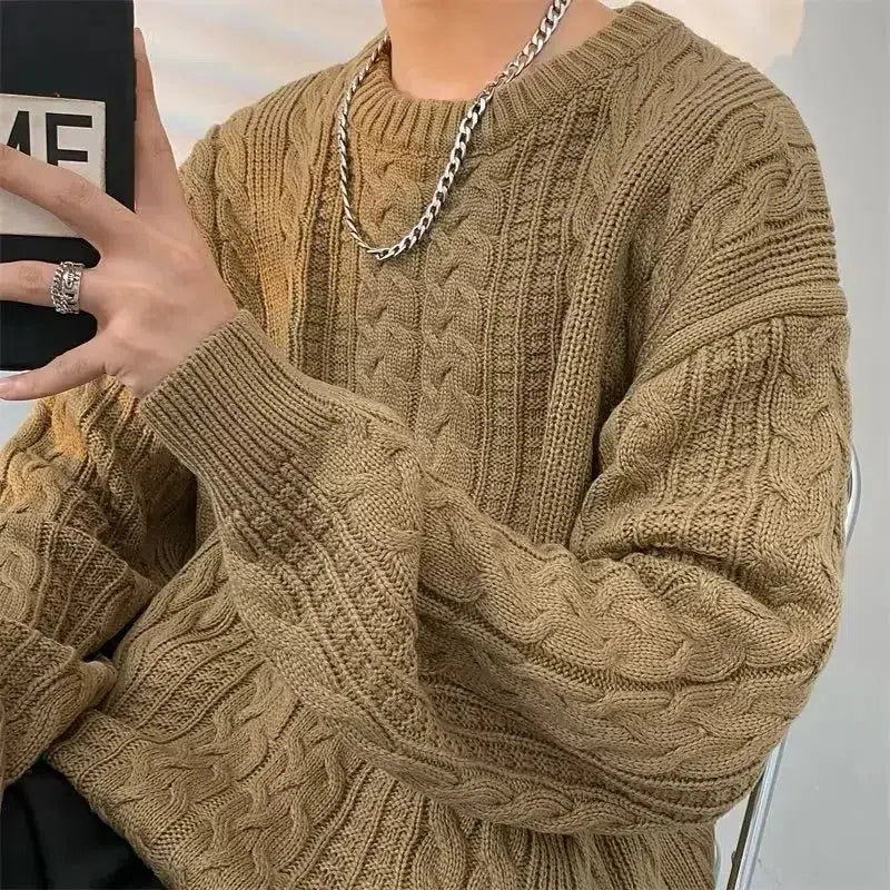 Dorvelli | Men’s Soft Cable Knit Sweater