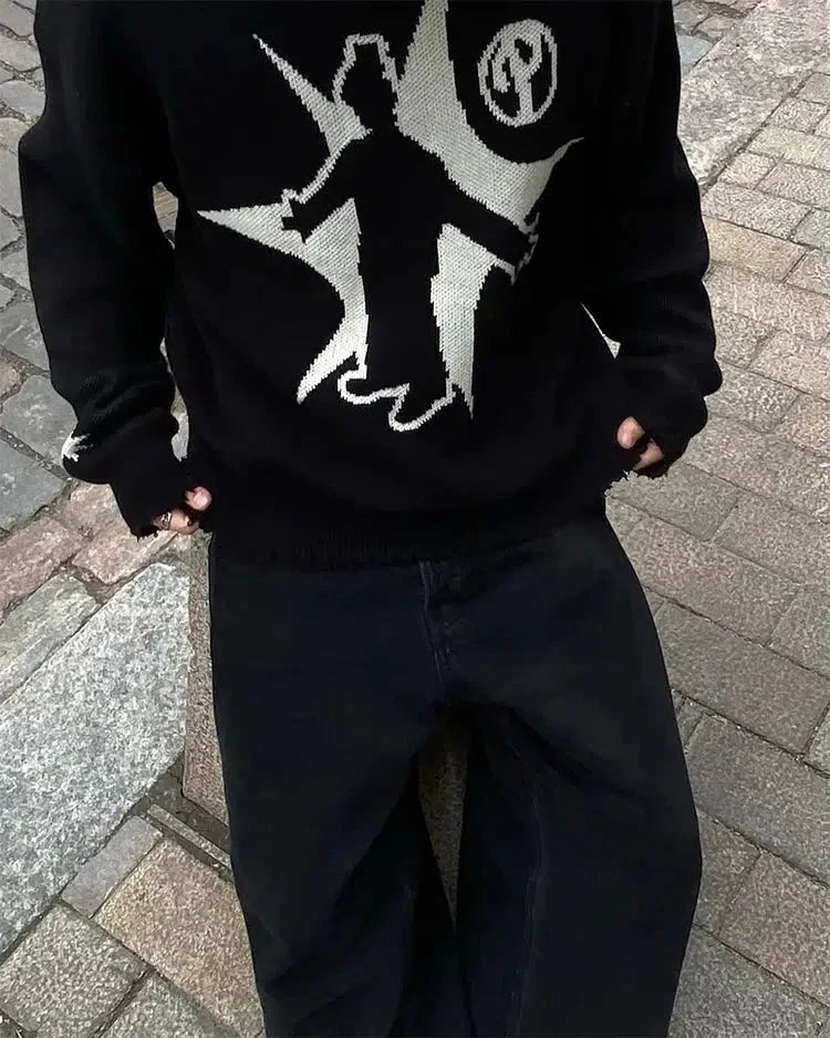 Dorvelli | Men’s Starboy Graphic Sweater