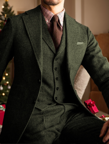 Dorvelli | Men's Tailored Wedding 3-Piece Suit