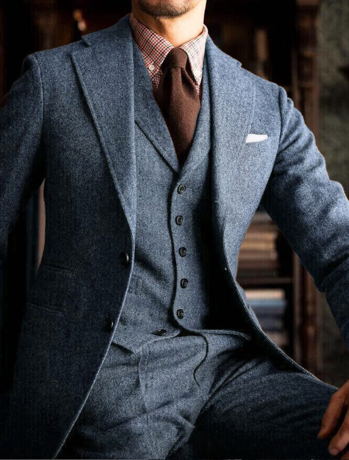 Dorvelli | Men's Tailored Wedding 3-Piece Suit