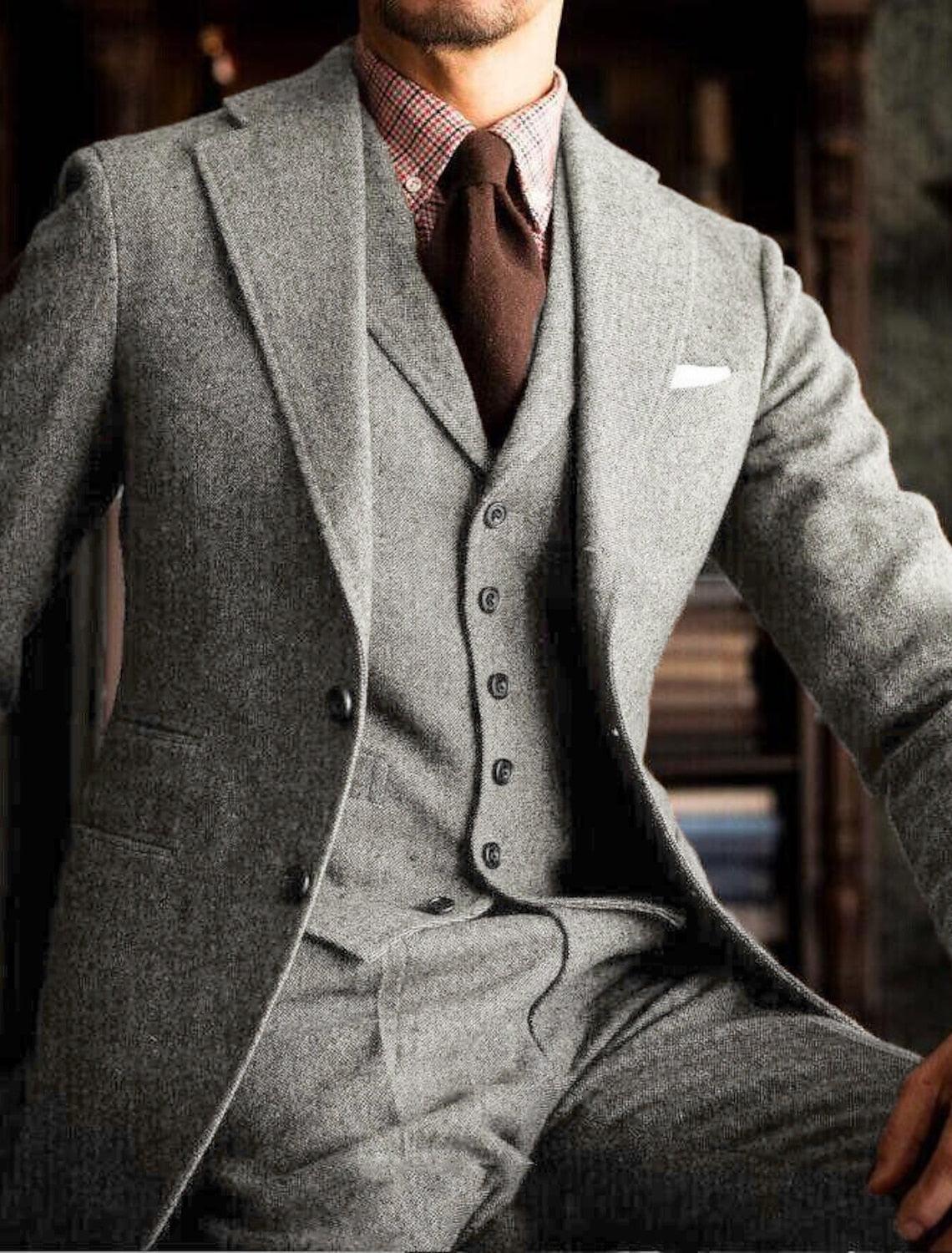 Dorvelli | Men's Tailored Wedding 3-Piece Suit