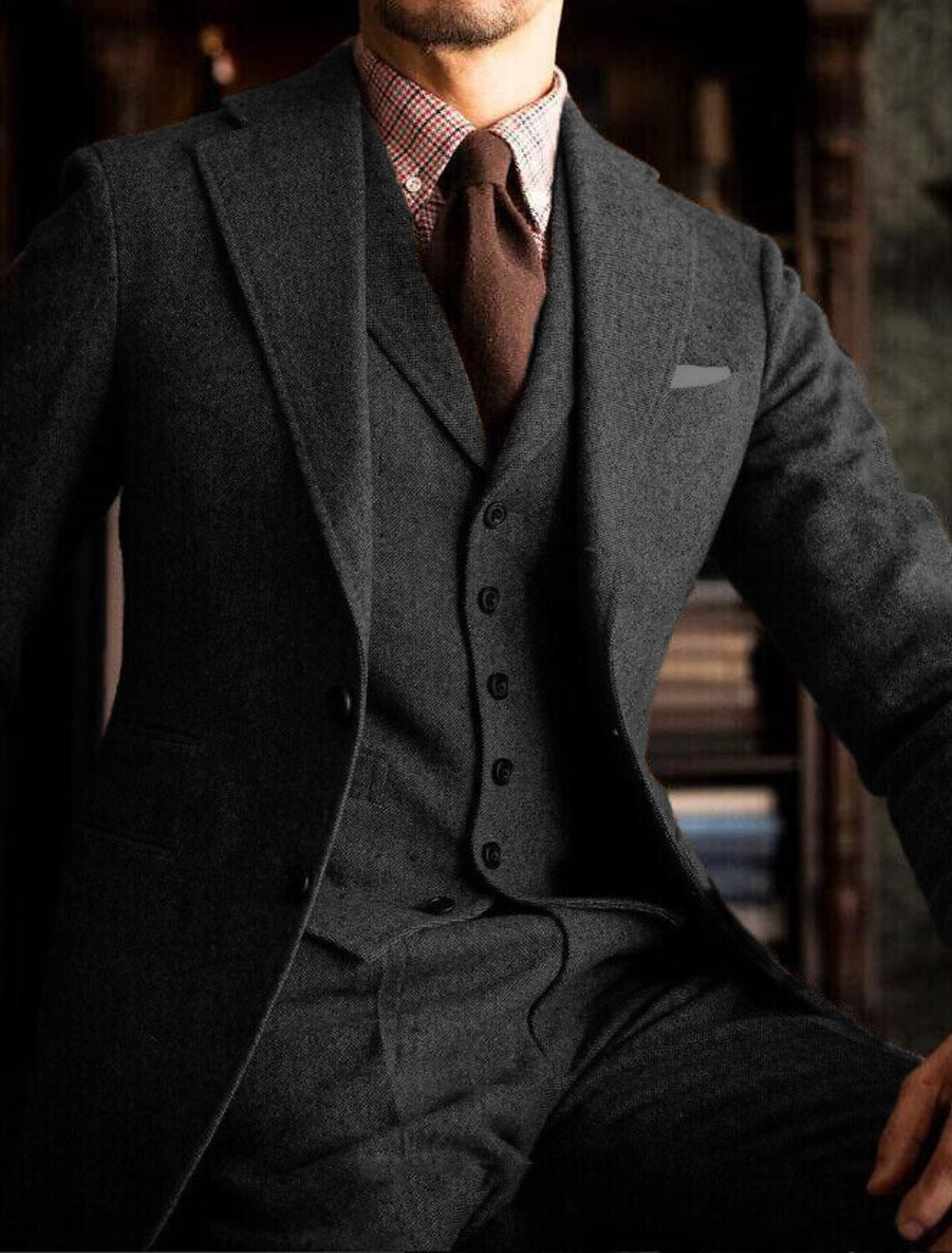 Dorvelli | Men's Tailored Wedding 3-Piece Suit