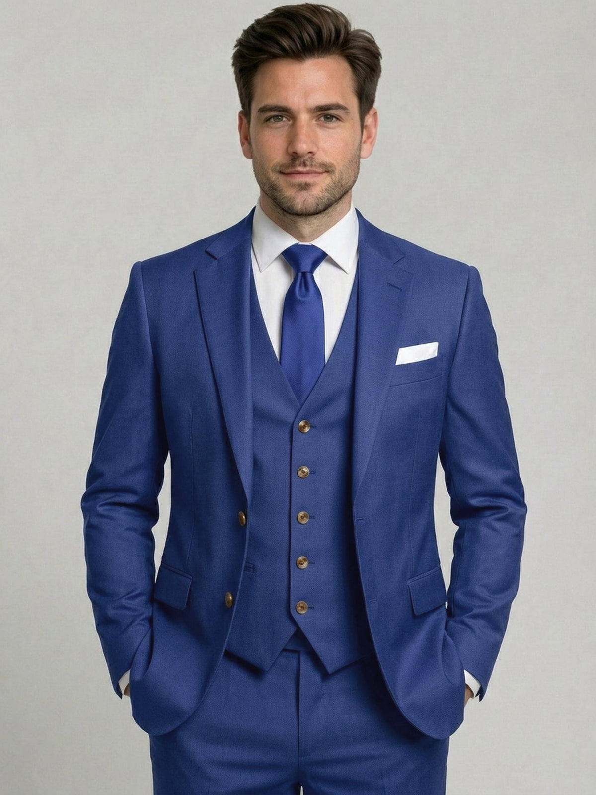 Dorvelli | Men's Two-Button 3-Piece Suit