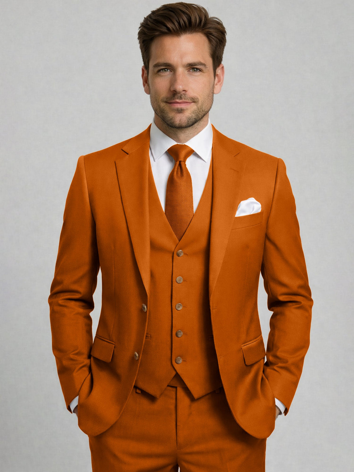 Dorvelli | Men's Two-Button 3-Piece Suit