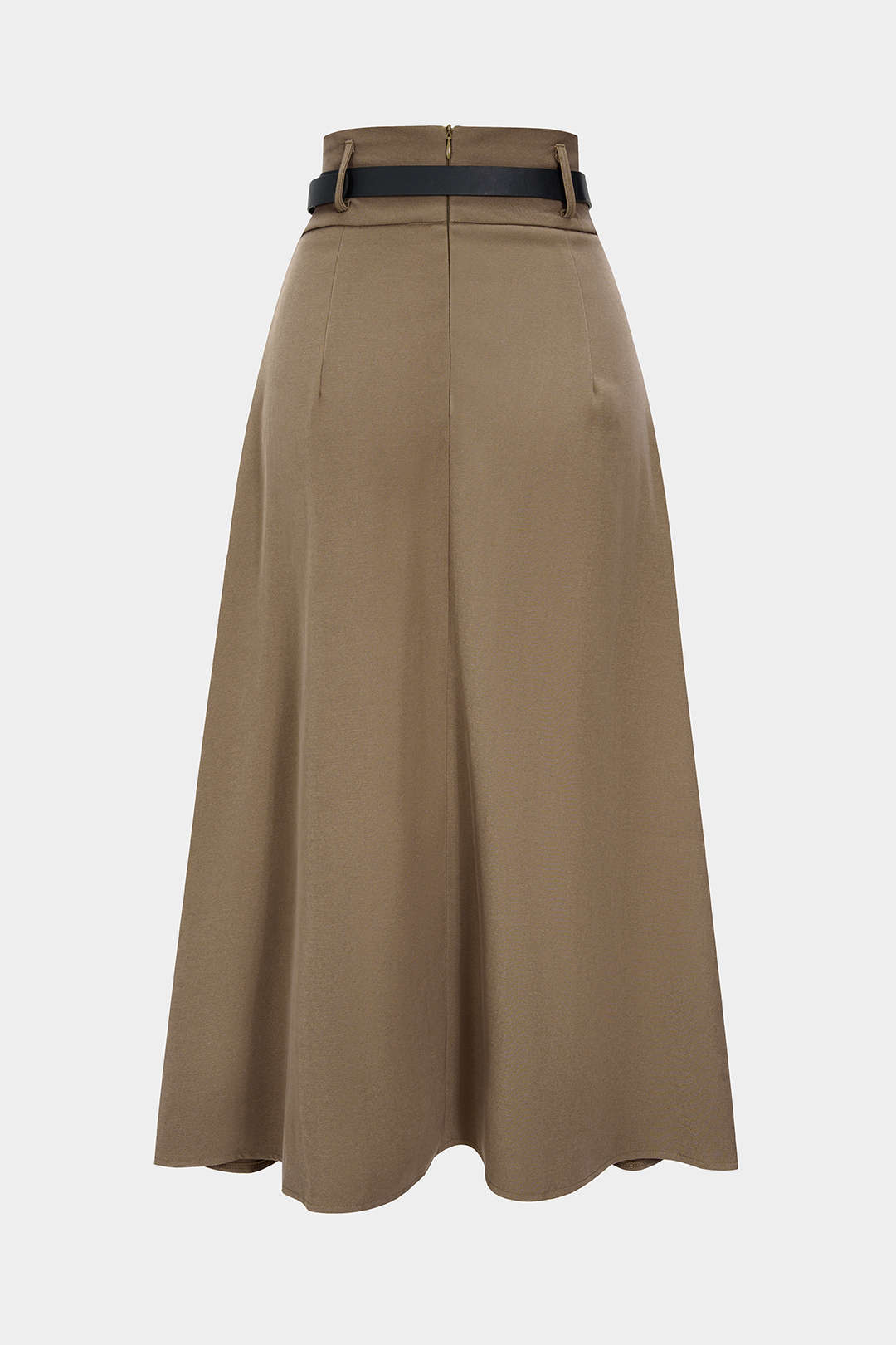 Dorvelli | Women's Belted Asymmetrical High Waist Skirt