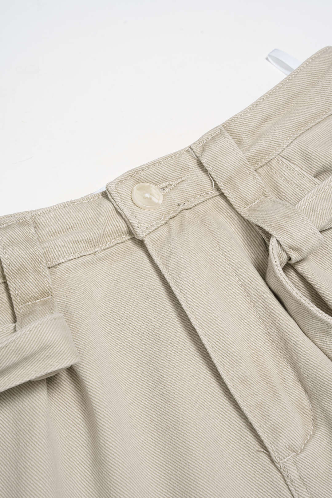 Dorvelli | Women's Belted Pocket Wide Leg Jeans