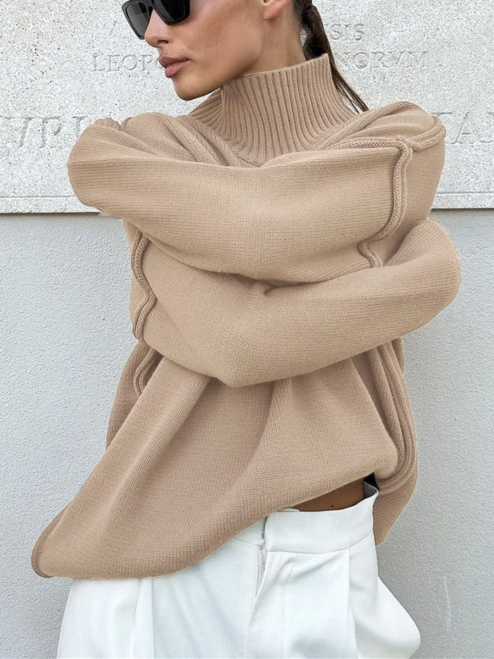Dorvelli | Women's Casual Turtleneck Sweater