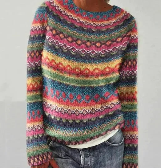 Dorvelli | Women’s Colorful Loose Fit Sweater