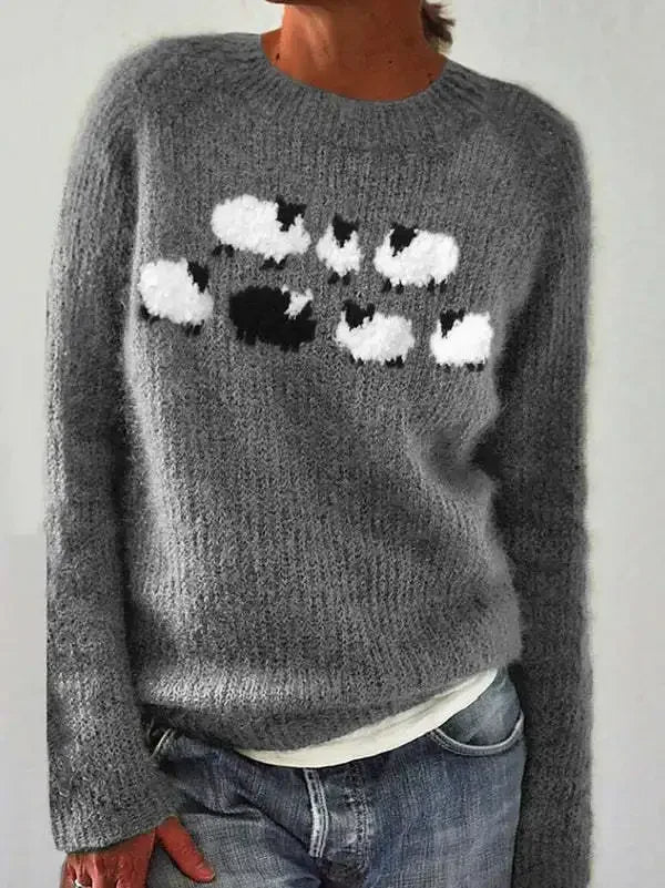 Dorvelli | Women’s Colorful Loose Fit Sweater