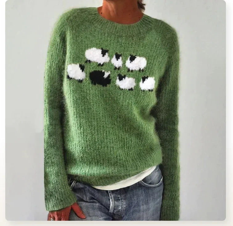 Dorvelli | Women’s Colorful Loose Fit Sweater