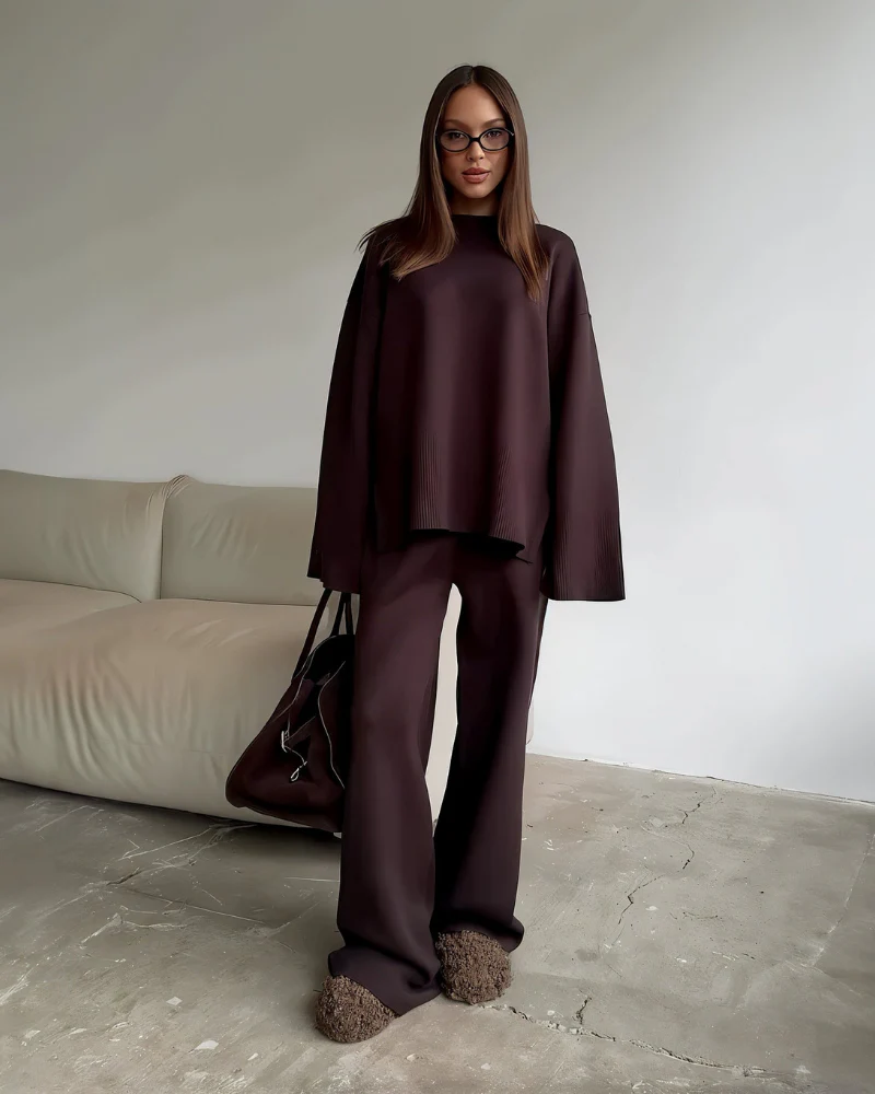 Dorvelli | Women’s Cotton Blend Knit Set for Women