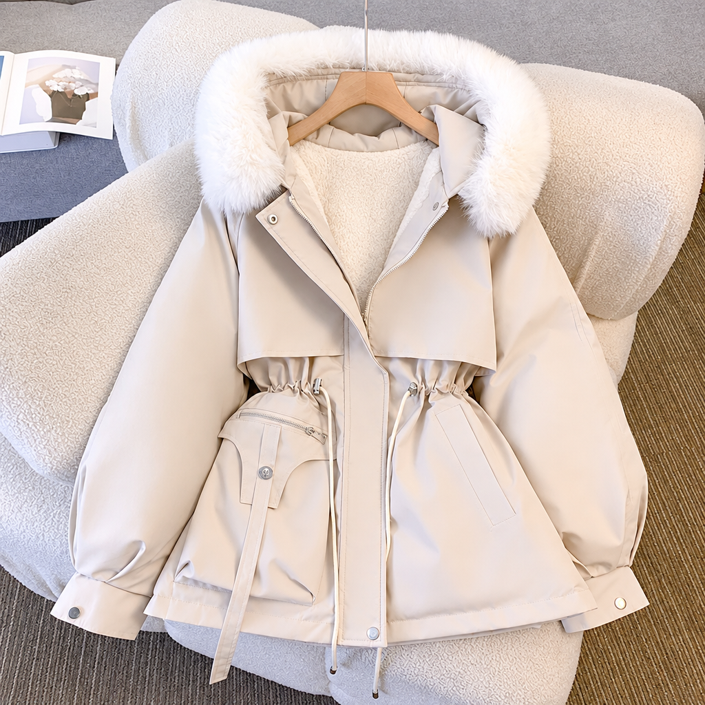 Dorvelli | Women’s Fleece Lined Hooded Women’s Winter Coat