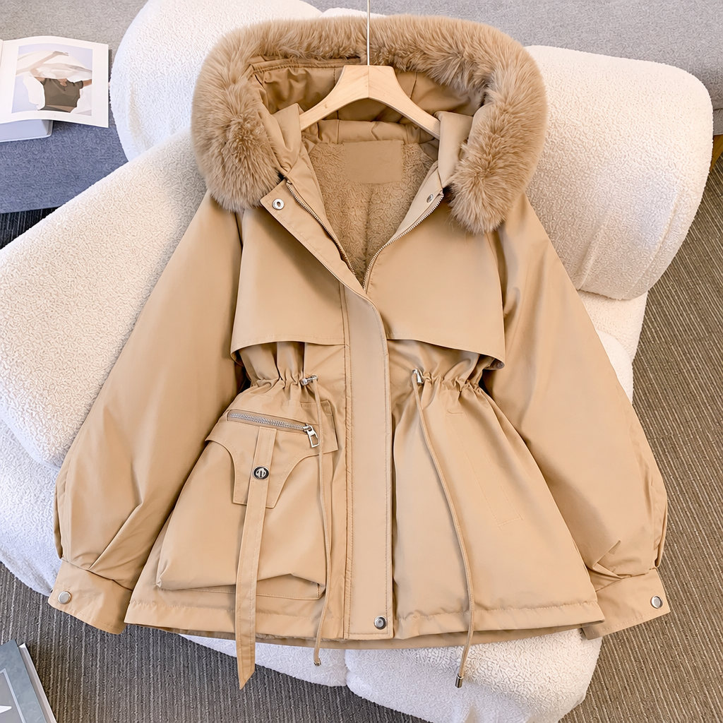 Dorvelli | Women’s Fleece Lined Hooded Women’s Winter Coat