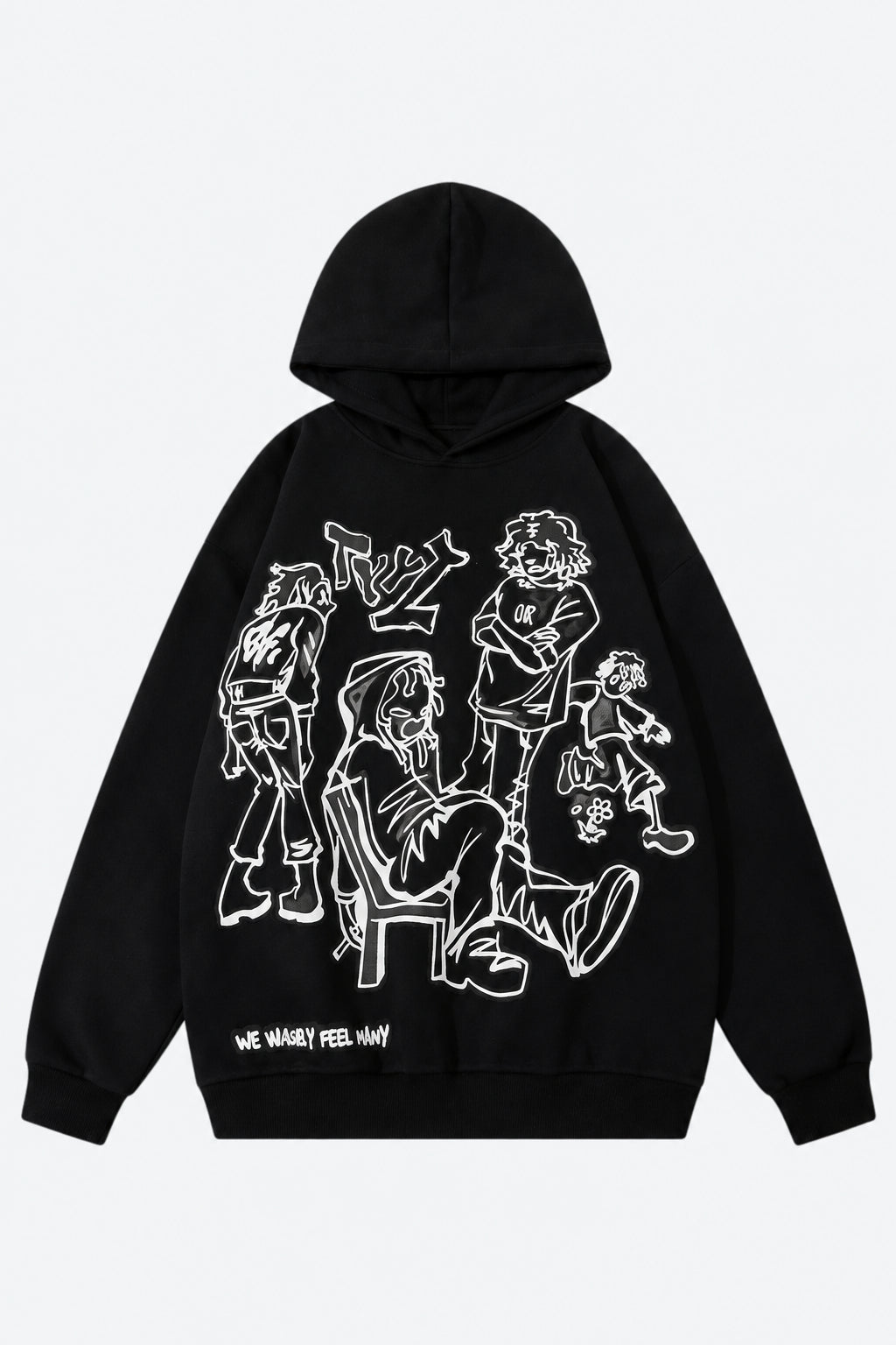 Dorvelli | Women’s Harajuku Character Graphic Hoodie